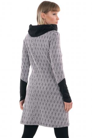 Kleid Kira aus Bio GOTS INTERLOCKJACQUARD Größe 36-38